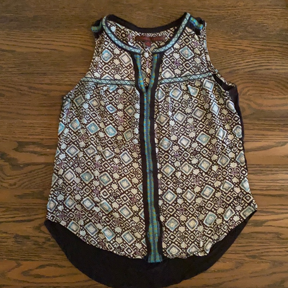 Common Thread Tribal Pattern Blouse